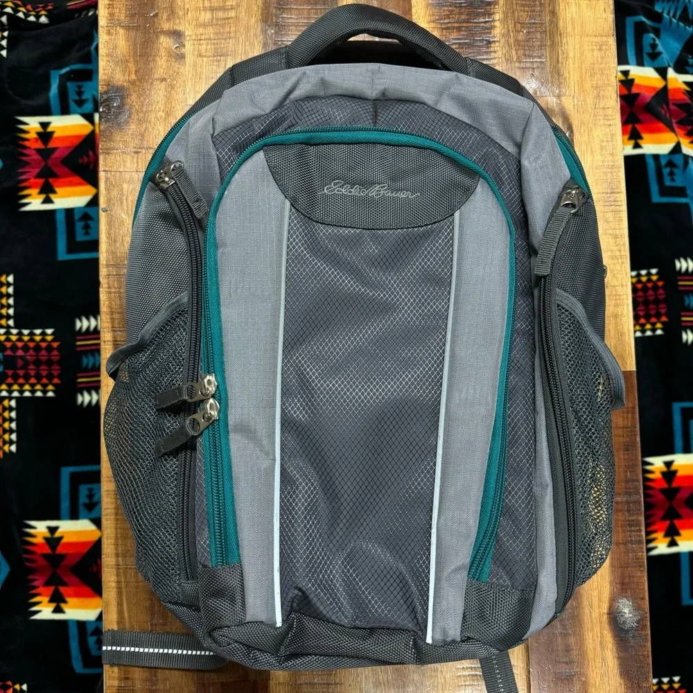 Eddie Bauer Teal & Grey Baby Bag